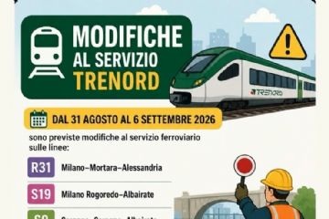 Modifiche al servizio Trenord